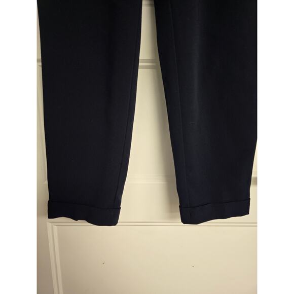 Women's LOFT "Marisa Ankle" Navy Blue Dress Pants Slacks Trousers | Size 6 - Picture 5 of 10